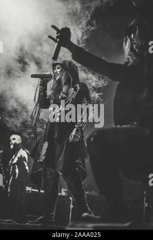 Lacuna Coil live at o2 novembre 2019 Manchester ritz Banque D'Images