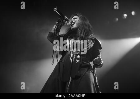 Lacuna Coil live at o2 novembre 2019 Manchester ritz Banque D'Images