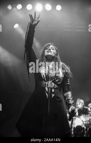 Lacuna Coil live at o2 novembre 2019 Manchester ritz Banque D'Images