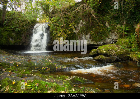 Gastack Beck tombe près du village de la dent dans le Yorkshire Dales National Park, England. Banque D'Images