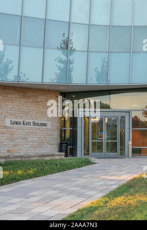 UNIVERSITY PARK, PA/USA - 27 septembre 2019 : Lewis Katz Bâtiment à Penn State University. Banque D'Images