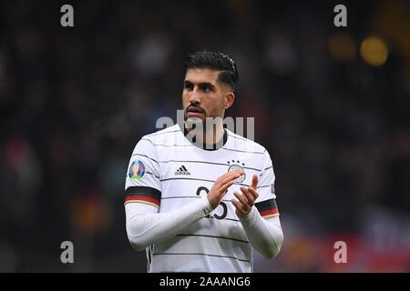 Frankfurt, Deutschland. 19 Nov, 2019. Emre pouvez (Allemagne). GES/football/Qualification EURO : l'Allemagne, l'Irlande du Nord - 19.11.2019 Football/soccer : Allemagne : contre l'Irlande du Nord, l'emplacement, le 19 novembre, 2019 | dans le monde entier : dpa Crédit/Alamy Live News Banque D'Images