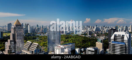 Centre-ville de Bangkok (Sukhumvit) Cityscape Banque D'Images