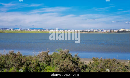 Lac salé de Larnaca, Chypre Banque D'Images