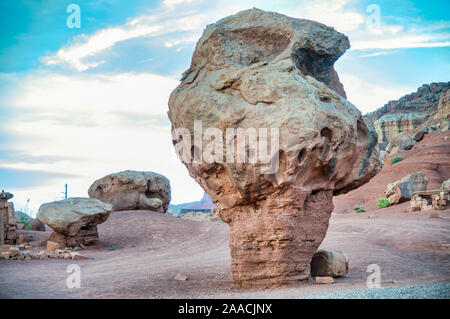 Cliff Dwellers Stone House rock formations, Marble Canyon - USA. Banque D'Images