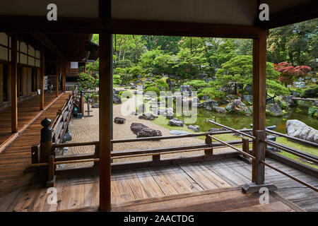 Le Japon, l'île de Honshu, région du Kansai, Kyoto, temple Daigoji Sanboin, jardin Banque D'Images