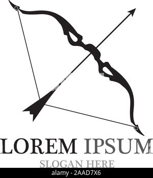 Archer Logo design inspiration Illustration de Vecteur