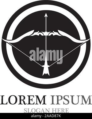 Archer Logo design inspiration Illustration de Vecteur