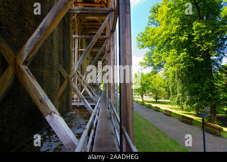 Bundesrepublik Deutschland, Hessen, Bad Orb,Gradierwerk (redaktionell,pas de pr) Banque D'Images