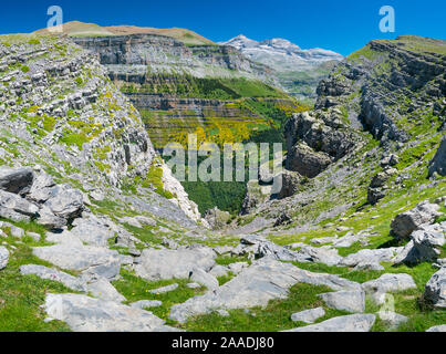 Parc national Ordesa y Monte Perdido, Huesca, Aragon, Espagne, juillet 2016. Banque D'Images