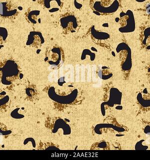 La texture de peau de léopard. La Fourrure animale sans motif. - Illustration Illustration de Vecteur