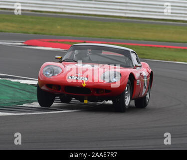 Callum Grant, Ian Pearson, Marcos 1800 GT, Trophée International pour les voitures GT classique, le Silverstone Classic, juillet 2019, Silverstone, Northamptonshire, en Banque D'Images