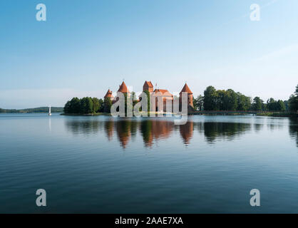 L'île de Trakai Castle Banque D'Images