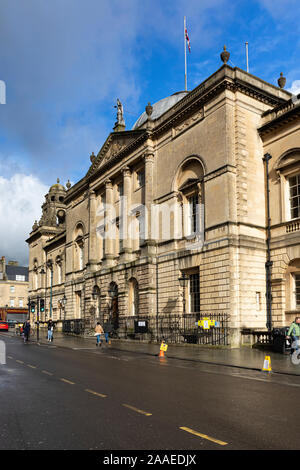 Le Guildhall A Grade I a classé bâtiment dans la ville de Bath, Somerset, Angleterre, Royaume-Uni Banque D'Images