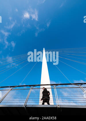 Pont de Christchurch, Christchurch Meadows, Caversham, Reading, Berkshire, Angleterre, RU, FR. Banque D'Images