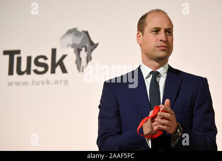 Le duc de Cambridge assiste à la remise des prix de la Défense au cinéma Empire à Leicester Square, Londres. Banque D'Images