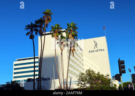 Los Angeles, Californie - SAG-bâtiment l'AFTRA sur Wilshire Blvd, Screen Actors Guild-American Federation of Television and Radio Artists Banque D'Images