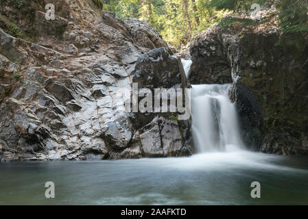 Corn Creek Falls dans la région de Creston Valley, British Columbia, Canada Banque D'Images