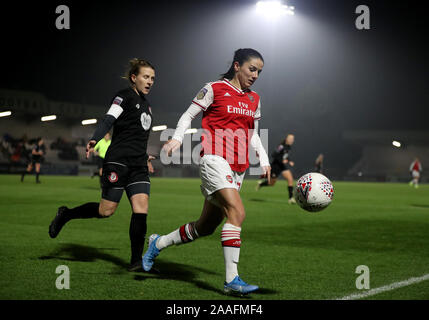 Arsenal de Danielle Van De Donk au cours de la Women's League Cup Match à Meadow Park, Londres. Banque D'Images