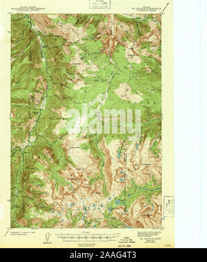 Carte TOPO USGS Montana Mt Mt Douglas 2681711943 Restauration 62500 Banque D'Images