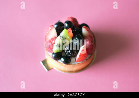 Tarte aux fruits frais. Banque D'Images