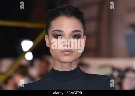 Ella Balinska assiste à la Charlie's Angels Première au Curzon Mayfair à Londres. Banque D'Images