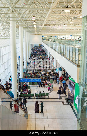 Nouveau terminal à l'extension de l'aéroport d'Addis-Abeba (Ethiopie), du tronc Banque D'Images
