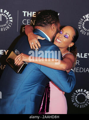 Los Angeles, Californie, USA 21 novembre 2019 Anthony Anderson acteur et actrice Essence Atkins assister à la Paley Center for Media's La Paley Distinctions : un hommage particulier à la comédie à la télévision Legends le 21 novembre 2019 à l'hôtel Beverly Wilshire Hotel à Beverly Hills, Californie, USA. Photo de Barry King/Alamy Live News Banque D'Images