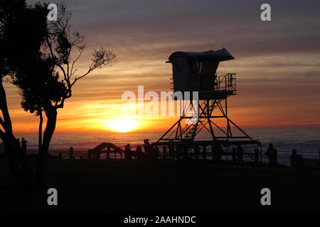 La Jolla Beach Banque D'Images