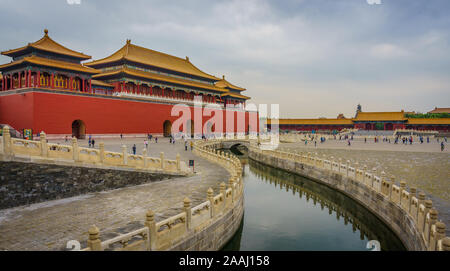 Impressions de Bei jing, la grande muraille de Badaling, la Cité Interdite, Tian an men Banque D'Images