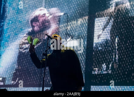 21 novembre 2019 : l'ancien chanteur d'Oasis Liam Gallagher sur scène à la M&S Bank Arena Liverpool , Royaume-Uni, novembre 2019 à l'appui de son album pourquoi moi ? Pourquoi ne pas (crédit Image : © Andy Von Pip/Zuma sur le fil) Banque D'Images