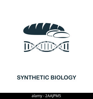 L'icône de la biologie synthétique. La conception de style premium à partir de la technologie de l'avenir collection d'icônes. La biologie de synthèse parfaite de Pixel pour l'icône web design, applications Banque D'Images