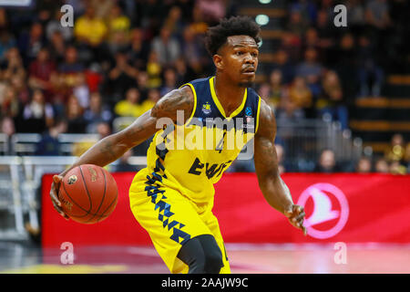 Oldenburg, en Italie. 20 Nov, 2019. # 4 paniers de brebis au cours de Blakes gerry Oldenburg vs Aquila trente, le basket-ball Championnat EuroCup à Oldenburg, Allemagne, 20 Novembre 2019 : Crédit Photo Agency indépendante/Alamy Live News Banque D'Images