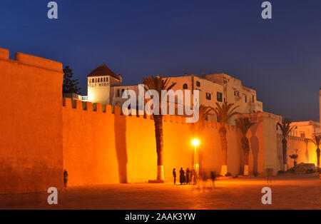 La ville fortifiée d'Essaouira, Site du patrimoine mondial de l'Unesco. Maroc Banque D'Images