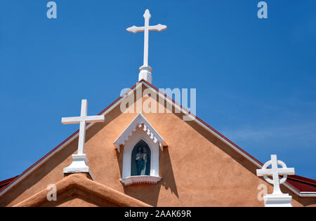 L'église San Felipe de Neri, construit en 1793 et le seul bâtiment dans la vieille ville d'Albuquerque au Nouveau Mexique, qui remonte à l'époque coloniale espagnole. Banque D'Images