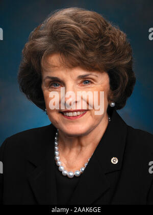 États-unis la sénatrice Dianne Feinstein (Democratic-California) Banque D'Images