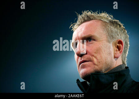 HELMOND, 22-11-2019 , KeukenKampioen Divisie néerlandaise 2019-2020. Helmond Sport - NEC. NEC formateur / coach François Gesthuizen avant que le jeu d'Helmond Sport - NEC. Banque D'Images