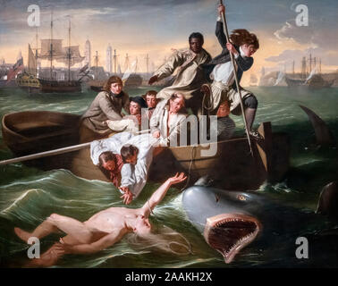 Watson et le requin par John Singleton Copley (1738-1815), huile sur toile, 1768 Banque D'Images