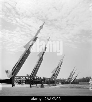 L'installation de missiles Nike, Charlotte, Virginia, USA, photo de Thomas J. O'Halloran, Mai 1955 Banque D'Images