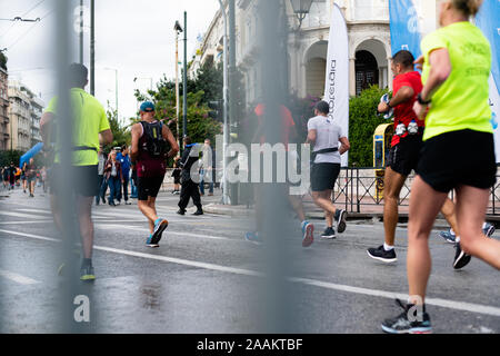 2019 Marathon d'Athènes en Grèce Banque D'Images