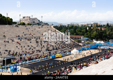 2019 Marathon d'Athènes en Grèce Banque D'Images