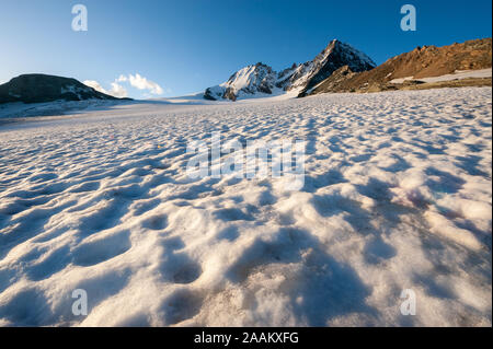 Au Glacier Grossglockner dans le parc national du Hohe Tauern Banque D'Images