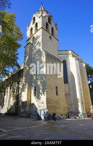 AVIGNON, FRANCE -12 nov 2019- voir l'historique de la ville médiévale d'Avignon, Vaucluse, Provence, France, une fois capitale de papes Catholiques, maintenant connu pour Banque D'Images