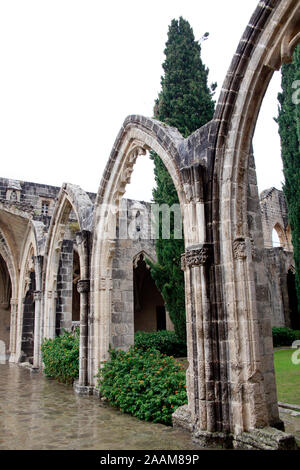 Klosterruine gotische Bellapais France - Nordzypern Banque D'Images