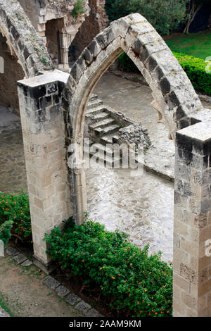 Klosterruine gotische Bellapais France - Nordzypern Banque D'Images