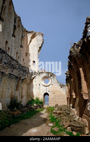 Klosterruine gotische Bellapais France - Nordzypern Banque D'Images