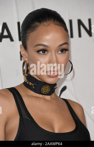 Draya Michele à l'PUMA x Balmain la cérémonie de lancement organisée à lait Studios à Los Angeles, CA le jeudi 21 novembre, 2019. Photo de RPAC/ PictureLux Banque D'Images