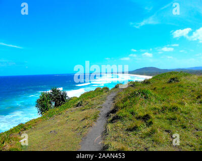 Vue sur la pointe de Cabarita New South Wales Australie Banque D'Images