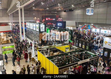 Chiba, Japon. 22 Nov, 2019. Une vue générale de la Comic Con 2019 de Tokyo. Crédit : Michael Steinebach/AFLO/Alamy Live News Banque D'Images