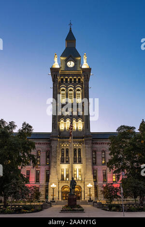 Erie County Hall, architecte Andrew Jackson Warner, Buffalo, New York, USA. Banque D'Images